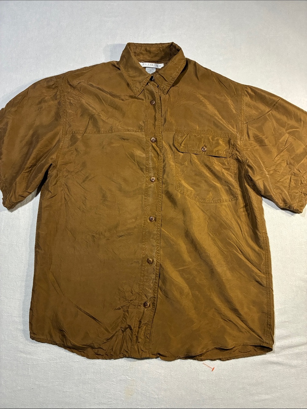 Classic Men's Short-Sleeve Button-Up Shirt - Brown